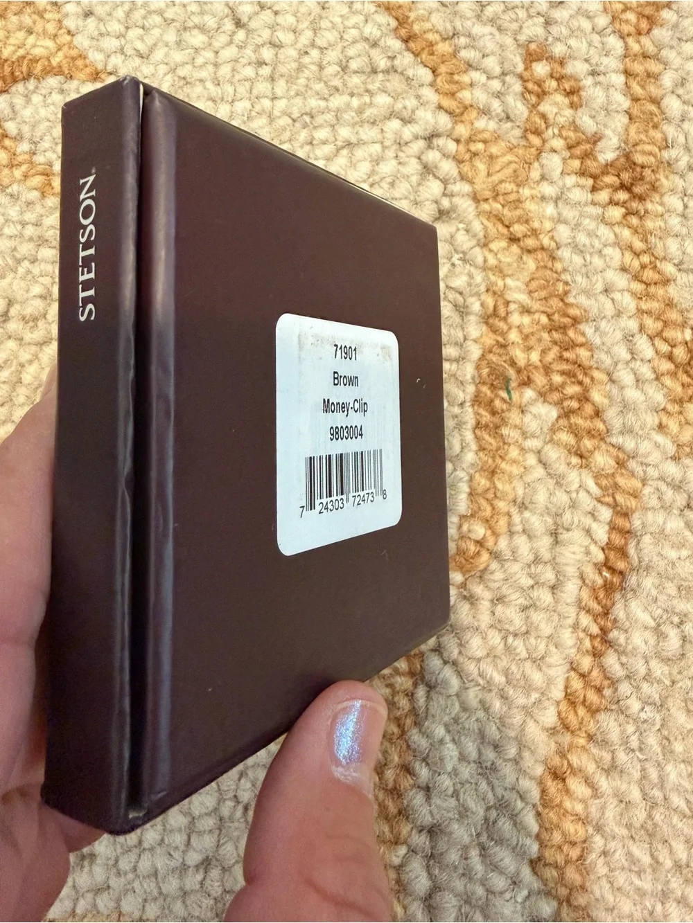 Stetson Leather Money clip